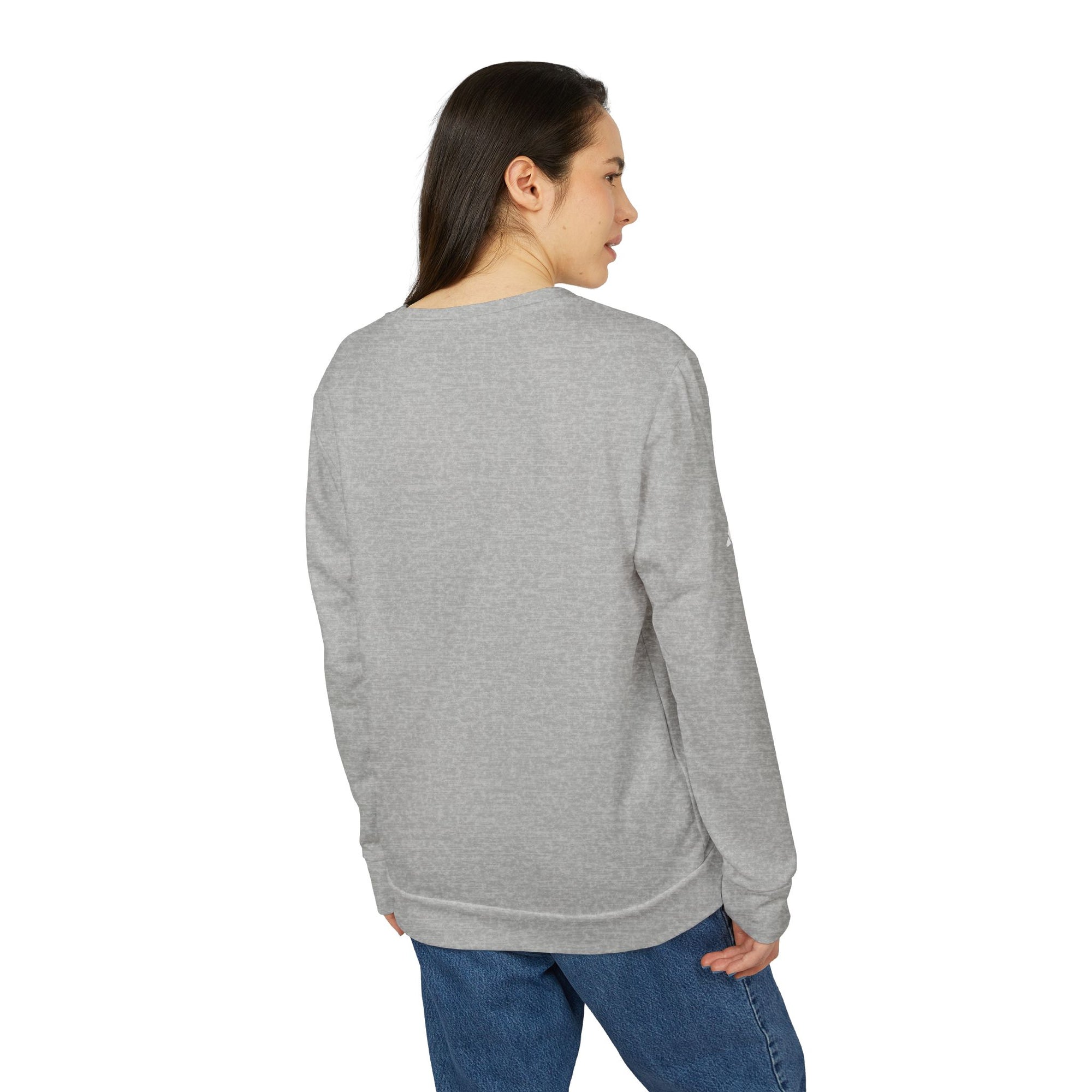 Sudadera unisex de cuello redondo de polar con el logotipo SI de Adidas®