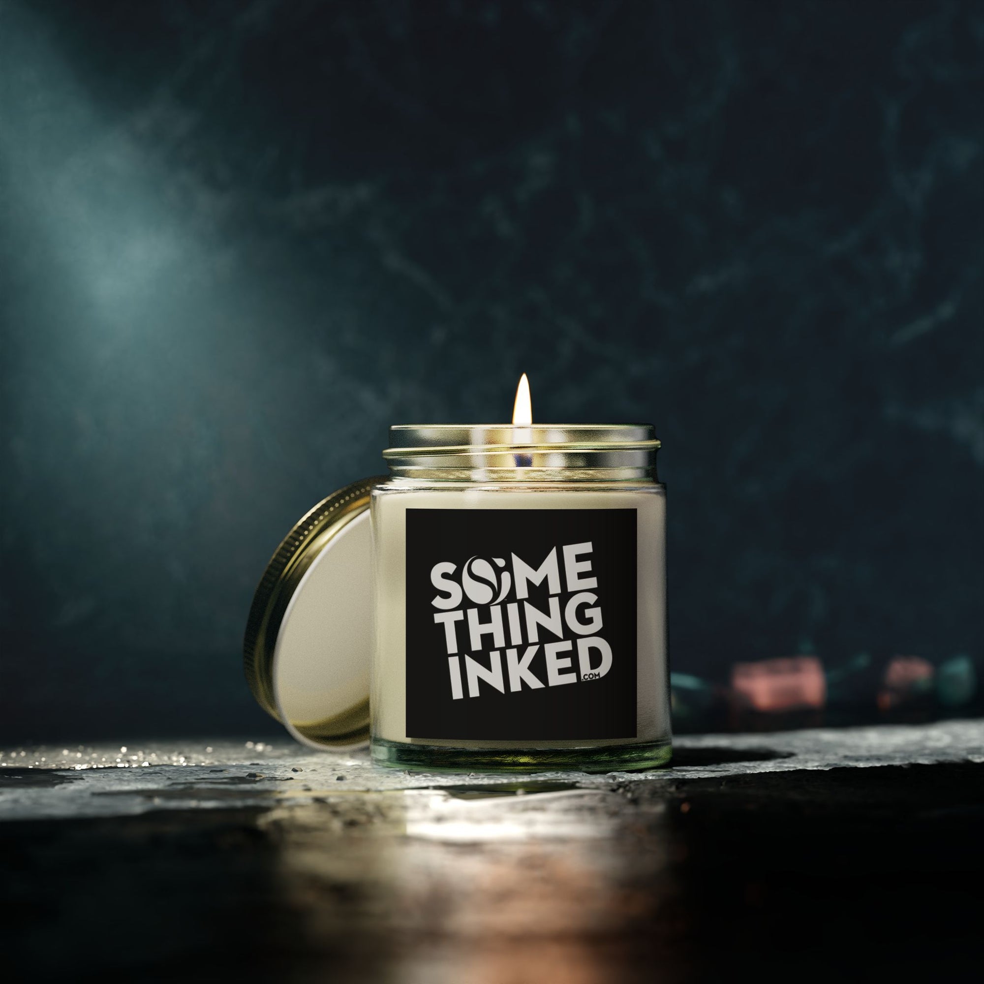 Velas perfumadas con el logotipo de SI