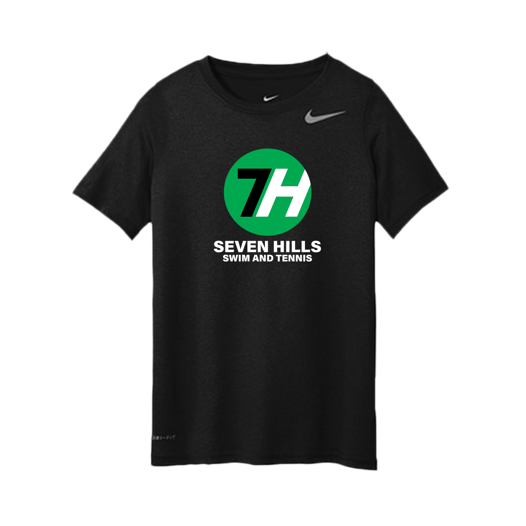 7H Nike Youth Team rLegend Tee - Black