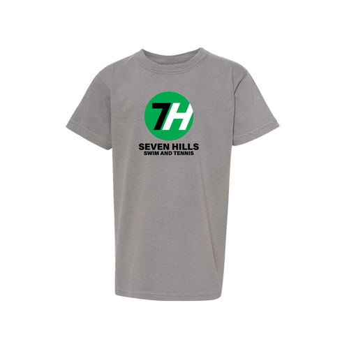 7H Comfort Colors Garment-Dyed Youth Tee - Grey