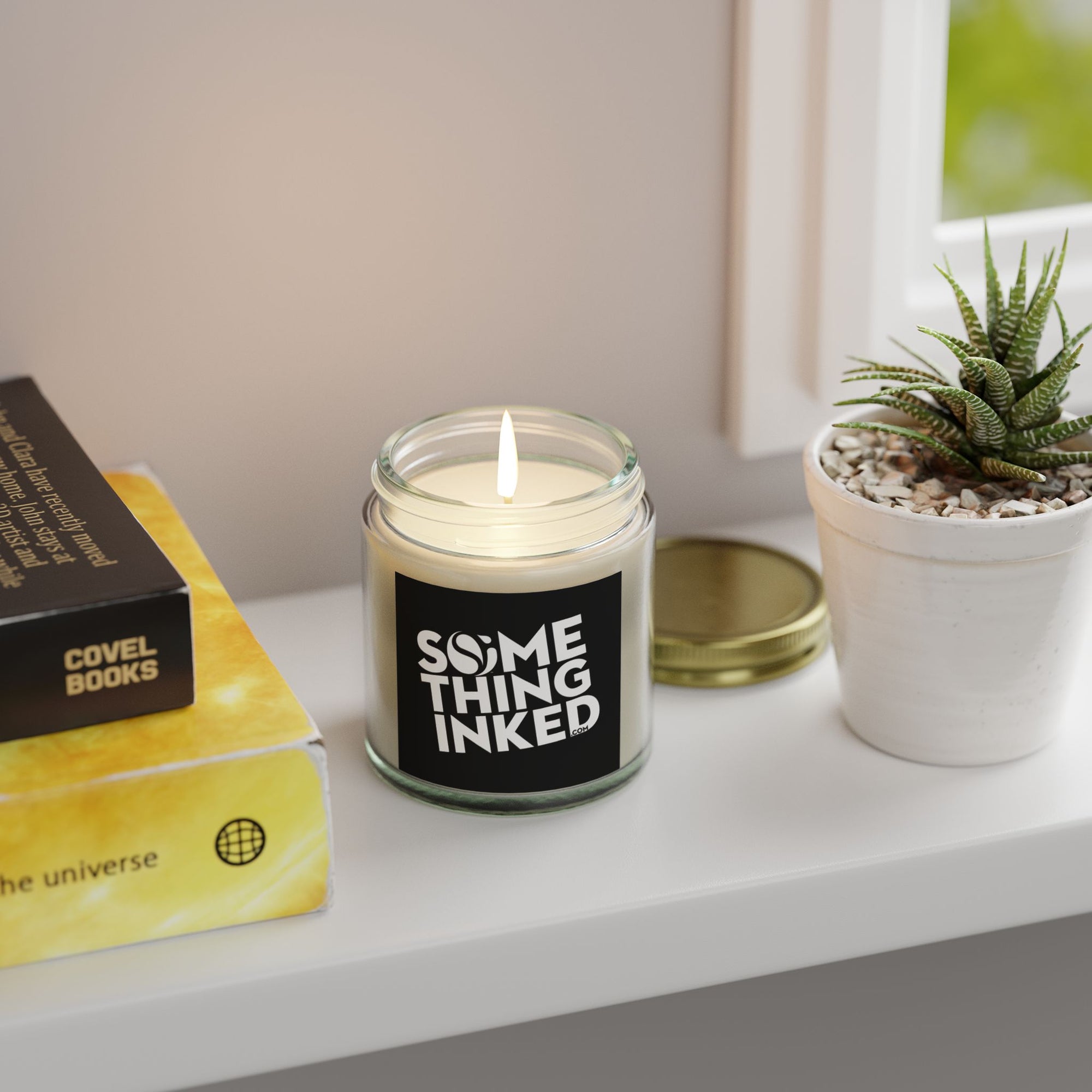 Velas perfumadas con el logotipo de SI