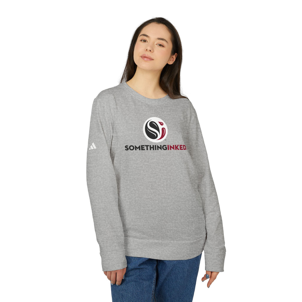 Sudadera unisex de cuello redondo de polar con el logotipo SI de Adidas®