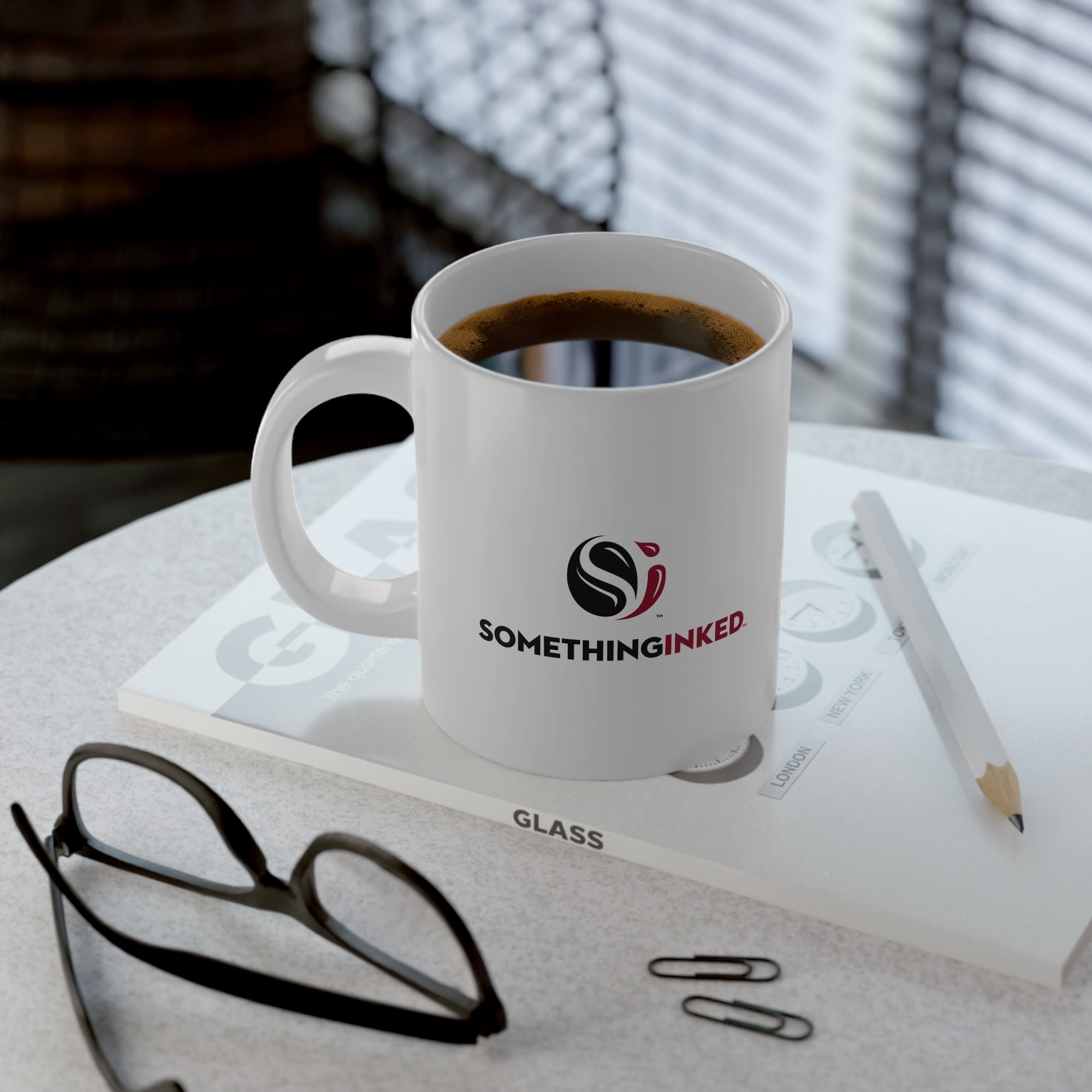 Taza gigante con el logotipo de SI - Taza de café de cerámica de 20 oz