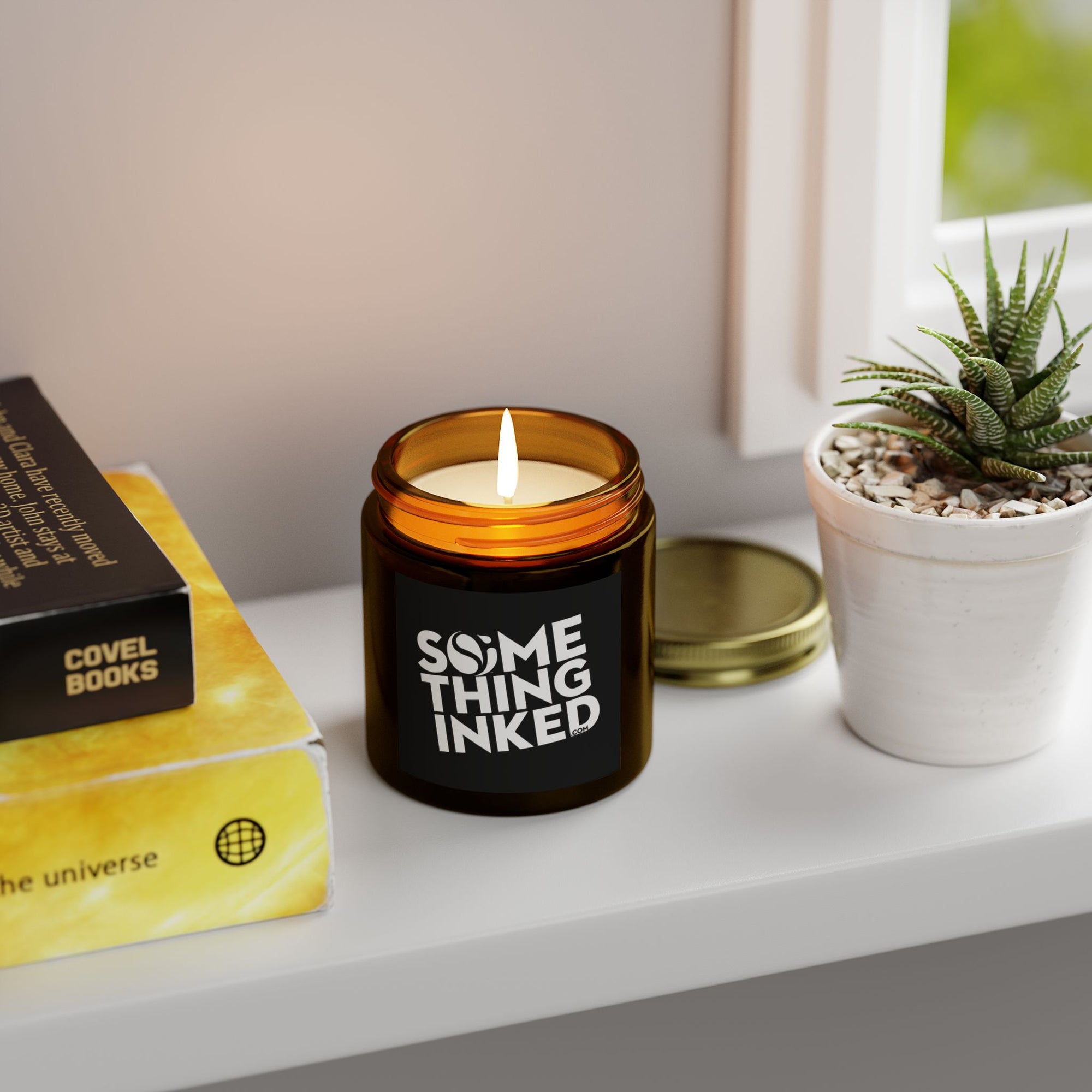 Velas perfumadas con el logotipo de SI