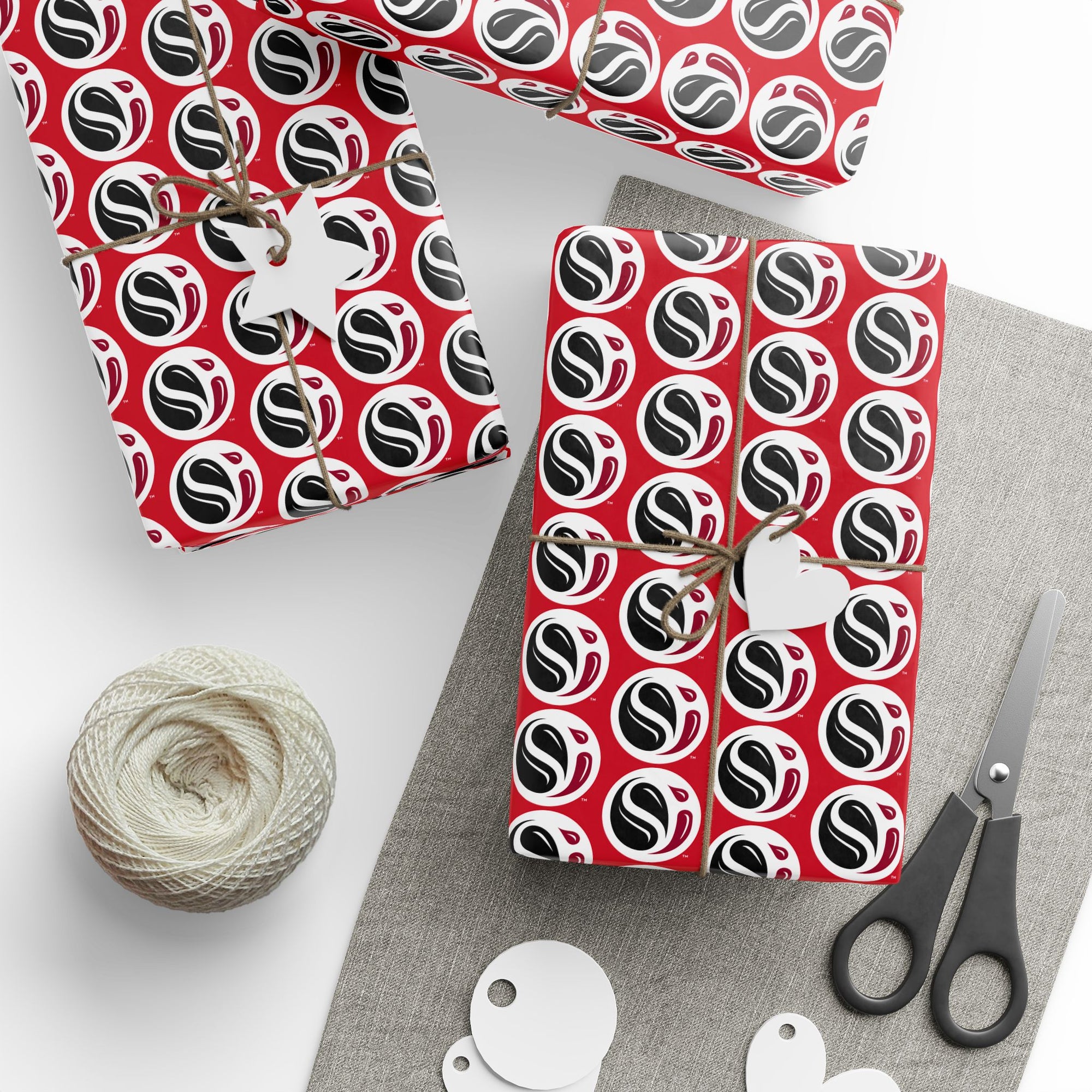 Papel de regalo con el logotipo de SI
