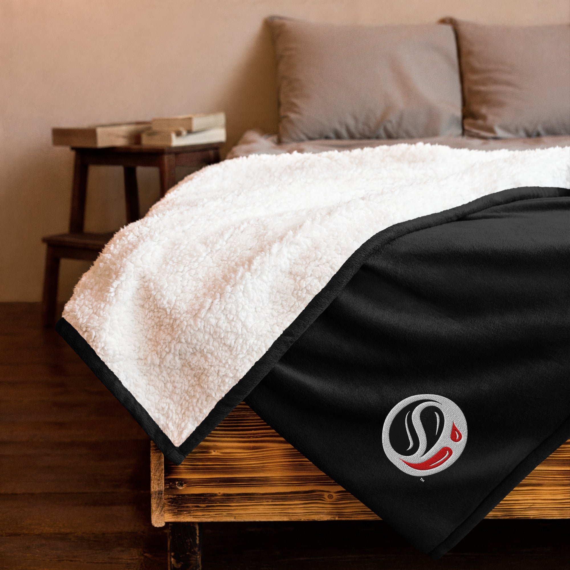 Something Inked Sherpa Blanket - Thumbnail 5
