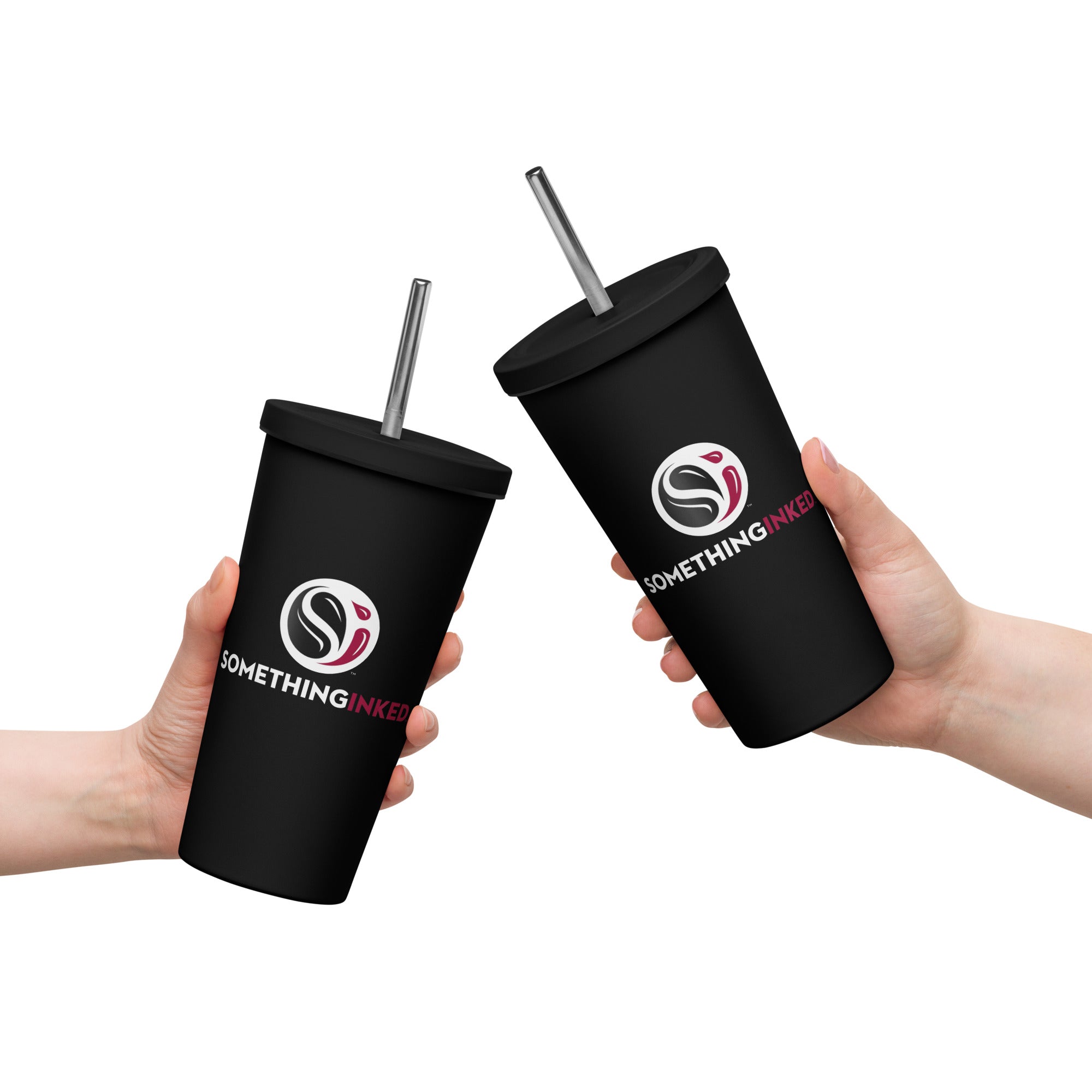 SI Logo Insulated Tumbler with Straw - Thumbnail 2