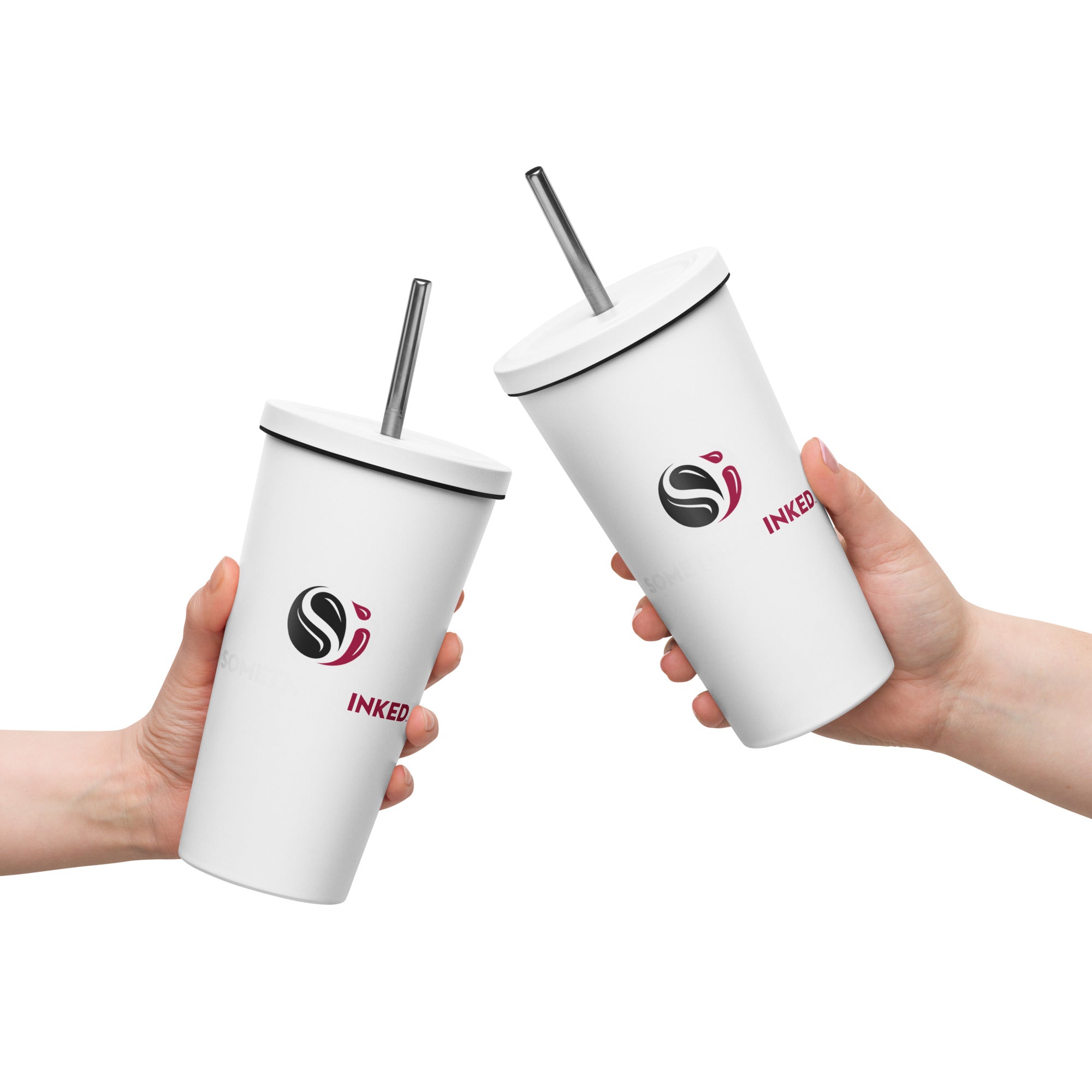 SI Logo Insulated Tumbler with Straw