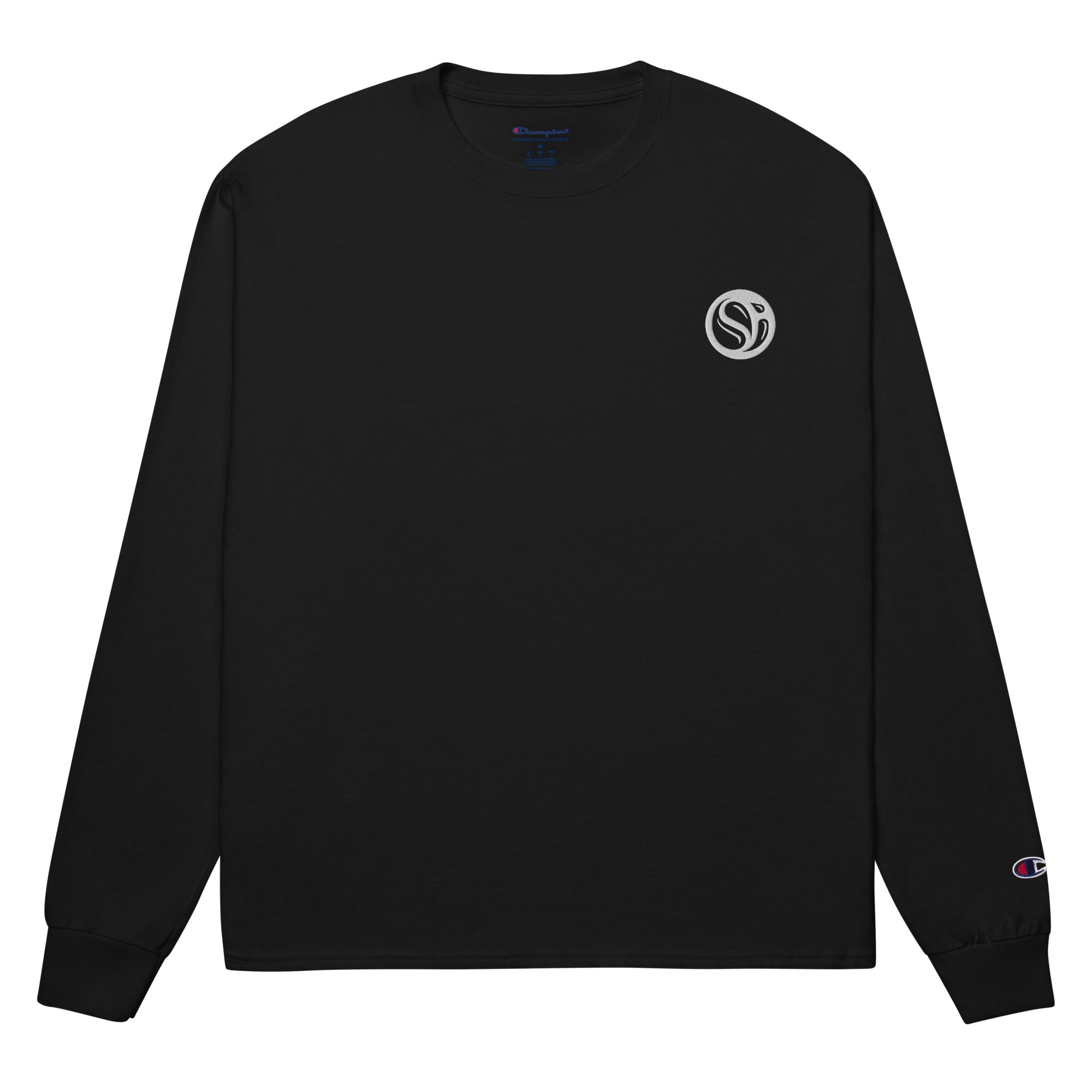 SI Logo Men's Champion® Long Sleeve Shirt - Embroidered