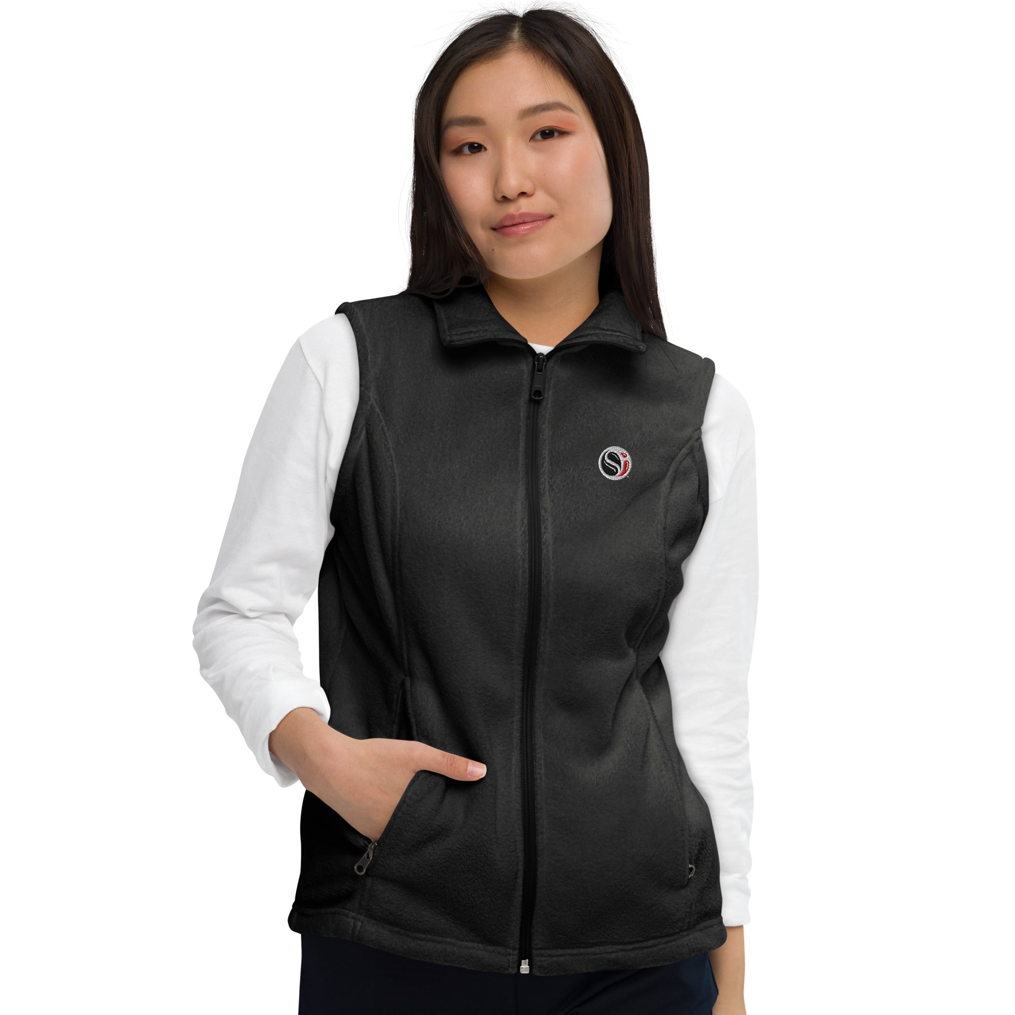 SI Logo Women's Columbia® Fleece Vest – Something Inked