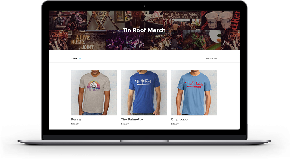 Tin Roof Webstore