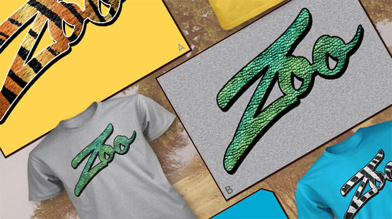Zoo and Aquarium T-Shirt Design Catalog